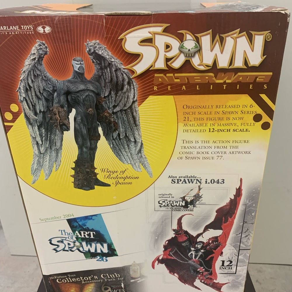 Spawn 12’in Wings of Redemption Action Figure - Black - Picture 3 of 4